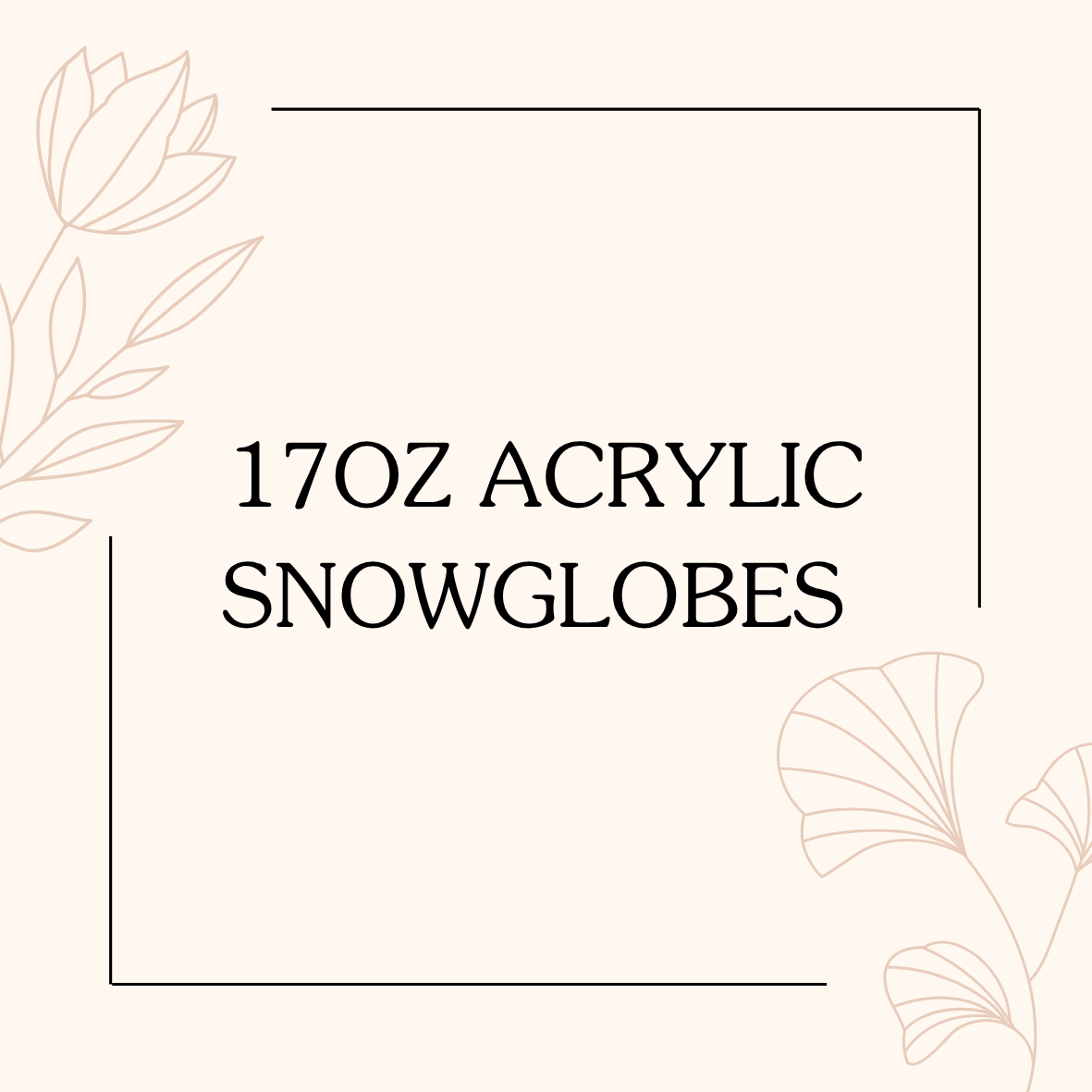 17oz travel snowglobes